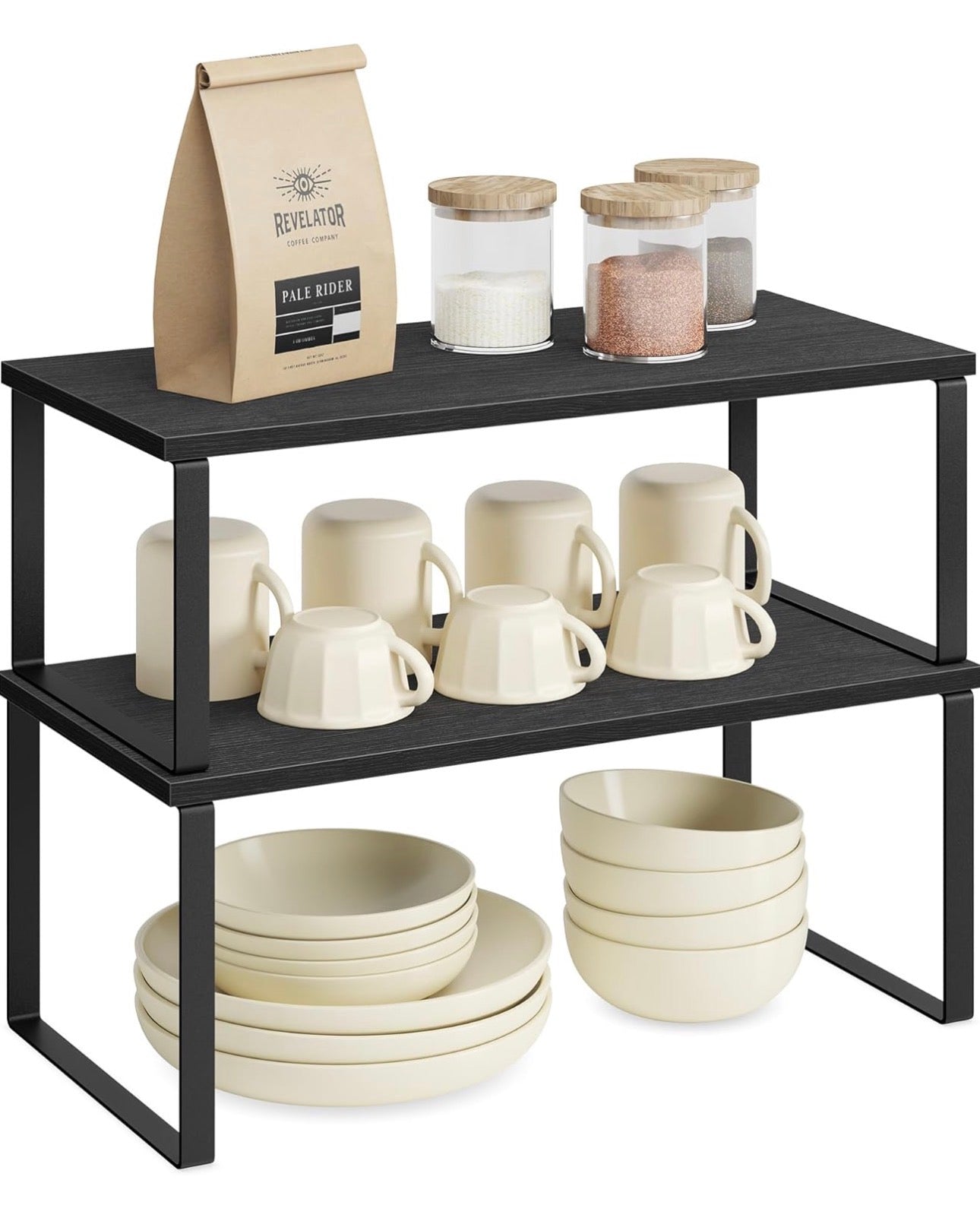 VASAGLE Expandable Countertop Shelf Organizer