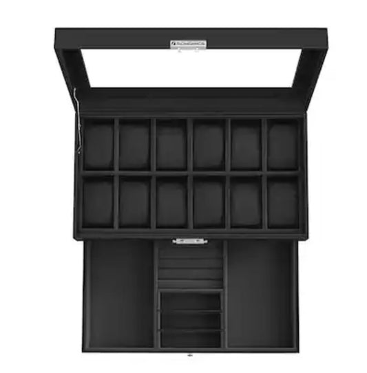 12-Slot Watch Box Organizer