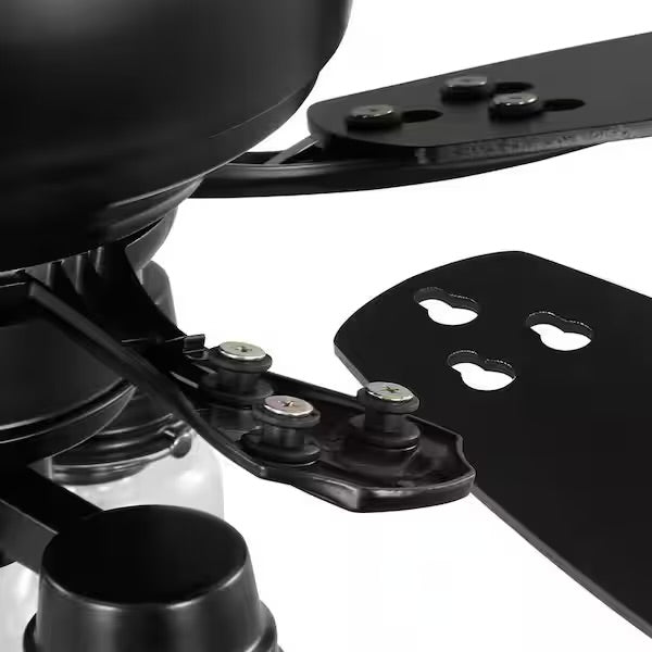 Hampton Bay Stoneridge 52” Matte Black Ceiling Fan