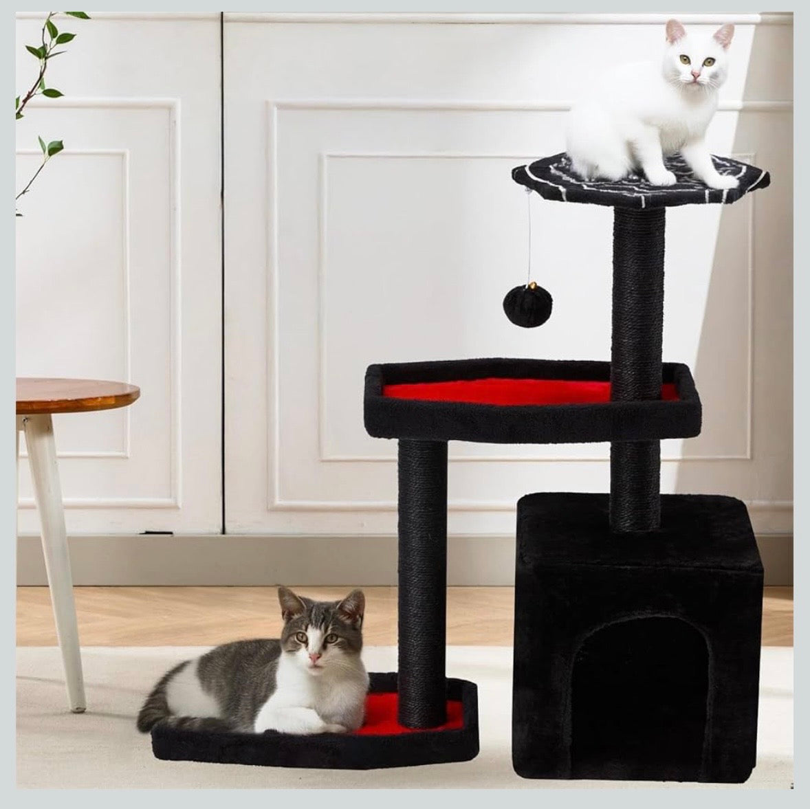 Gothic Coffin Cat Tree Tower