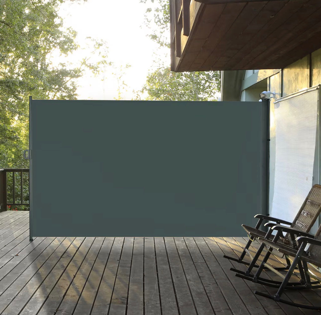 Outsunny Retractable Side Awning – Grey