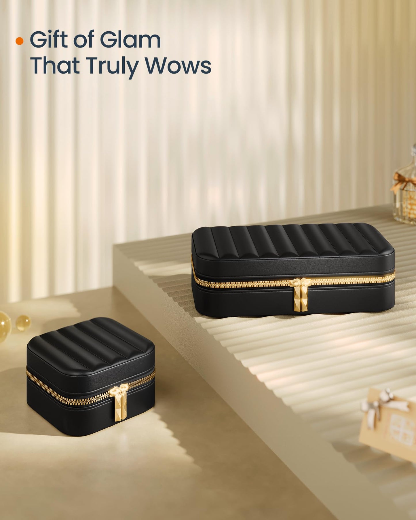 SONGMICS HOME Travel Jewelry Box