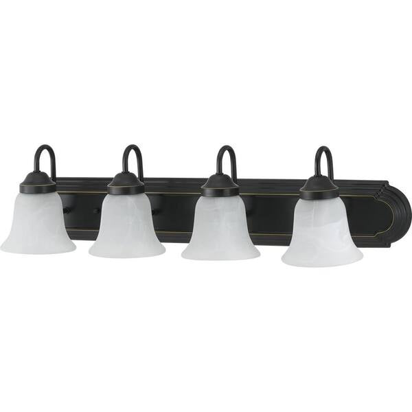 Progress Lighting 4-Light Antique Bronze Vanity Light