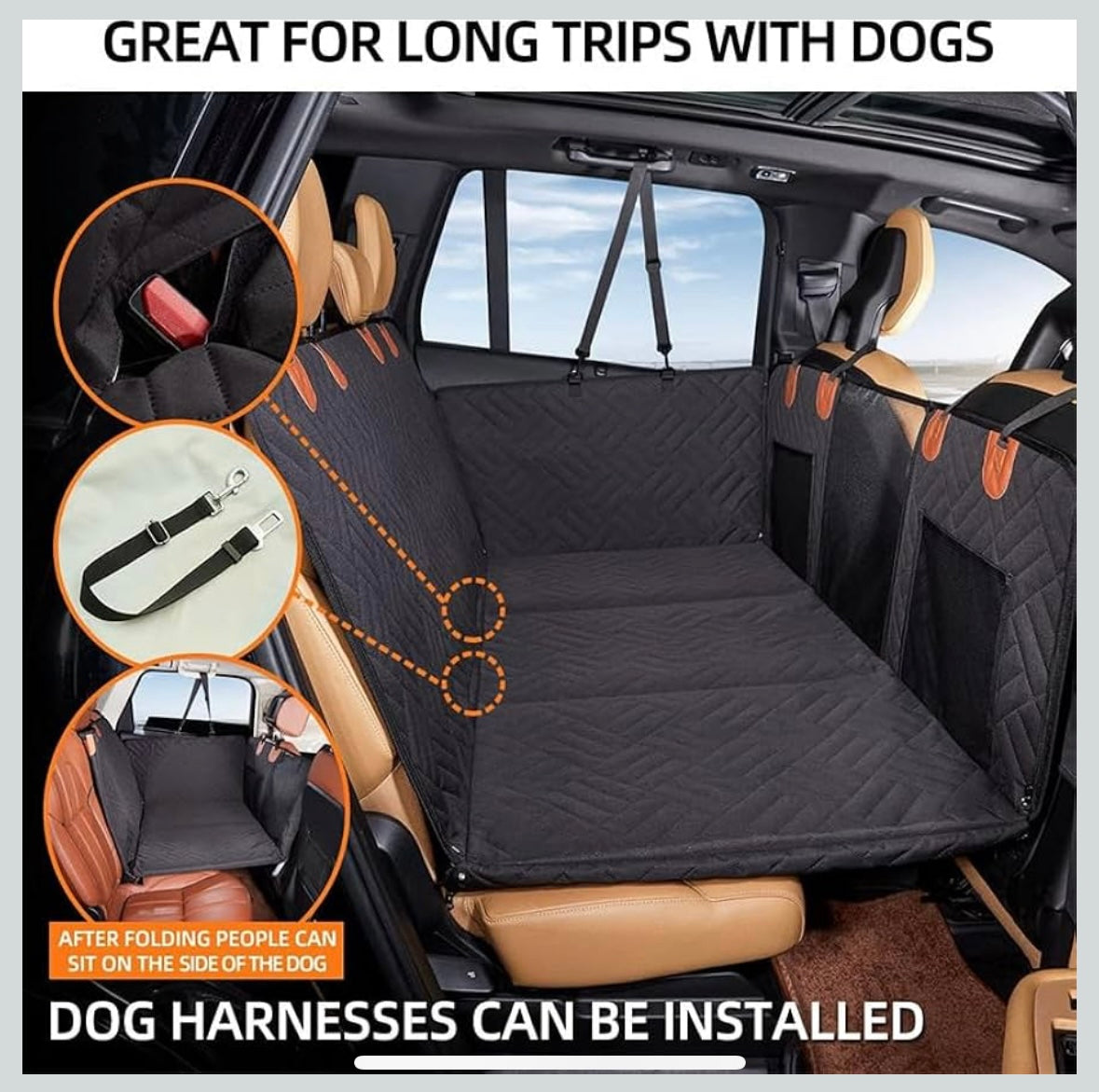 MIMIGLOO Universal Fit Pet Car Seat Cover – Only $30!