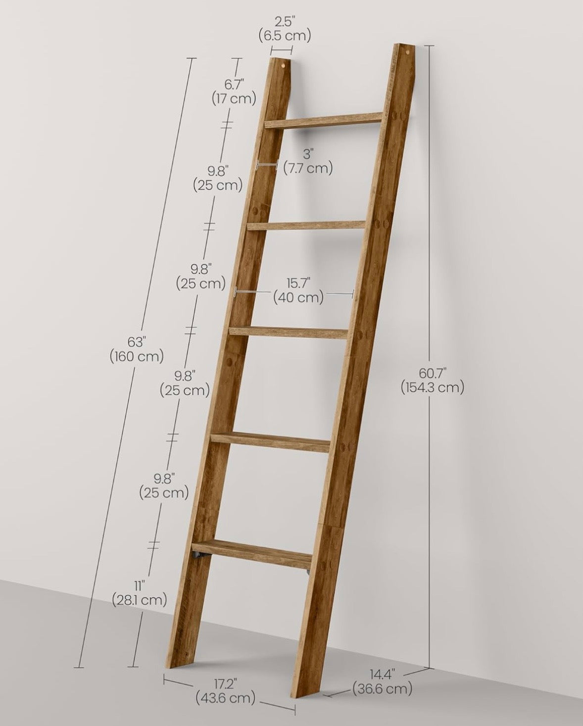 5-Tier Ladder Shelf / Blanket Ladder