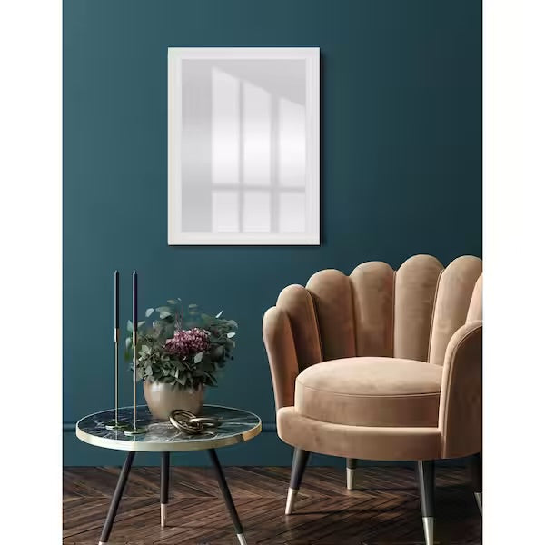 28.5” x 40.5” Black Framed Wall Mirror