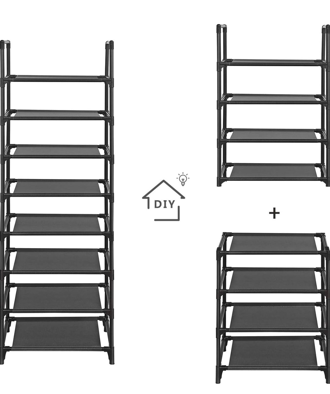 SONGMICS 8-Tier Shoe Shelf Organizer