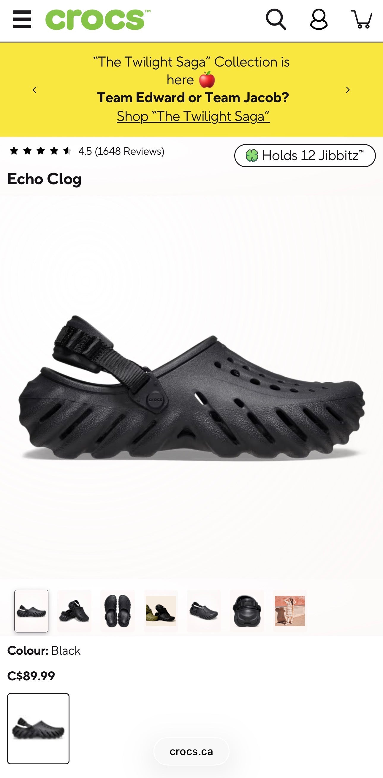 Crocs Echo Clogs - M7/W9