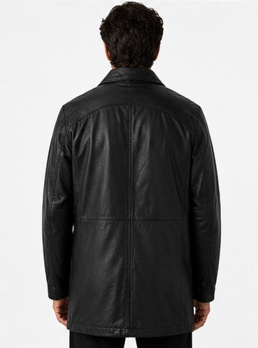 Men’s Classic Black Leather Jacket