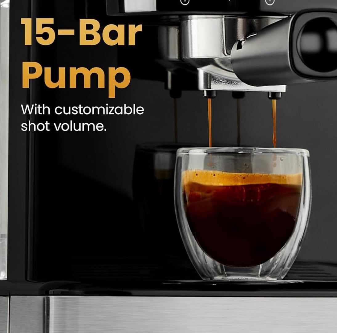 Chefman CraftBrew Digital Espresso Machine