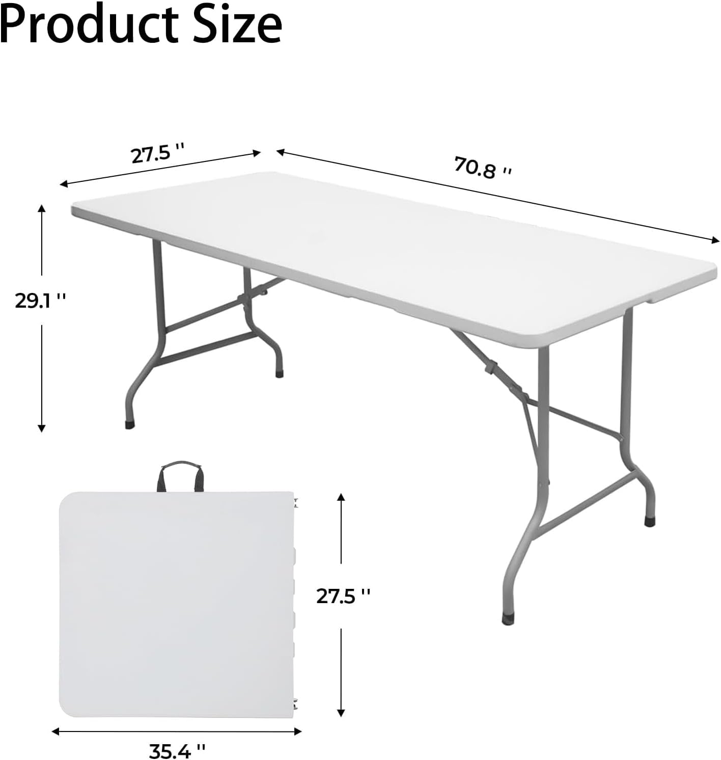 Lakhow 6FT Folding Table