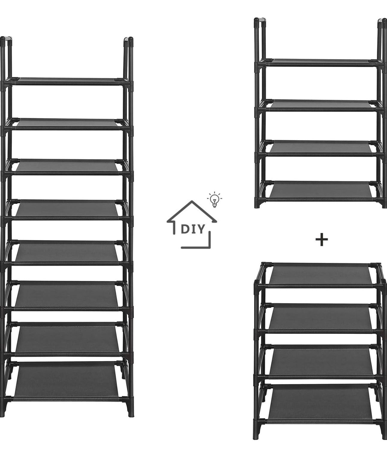 8-Tier Slim Shoe Rack Organizer