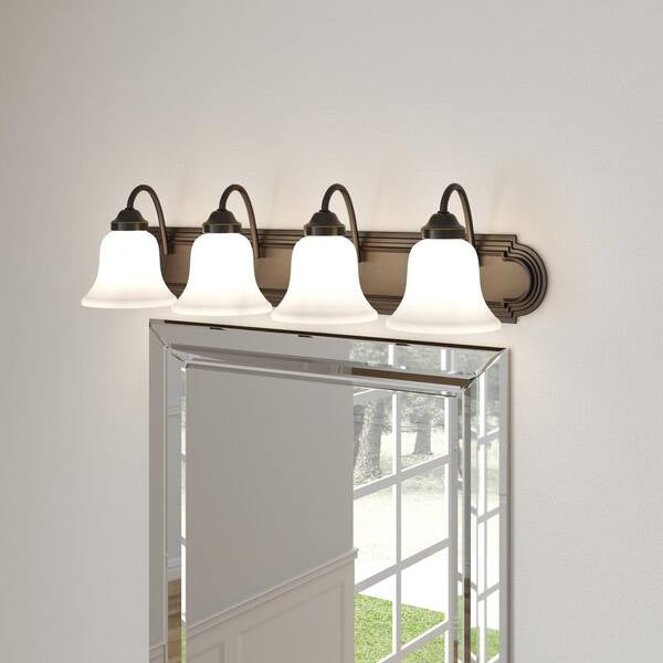 Progress Lighting 4-Light Antique Bronze Vanity Light