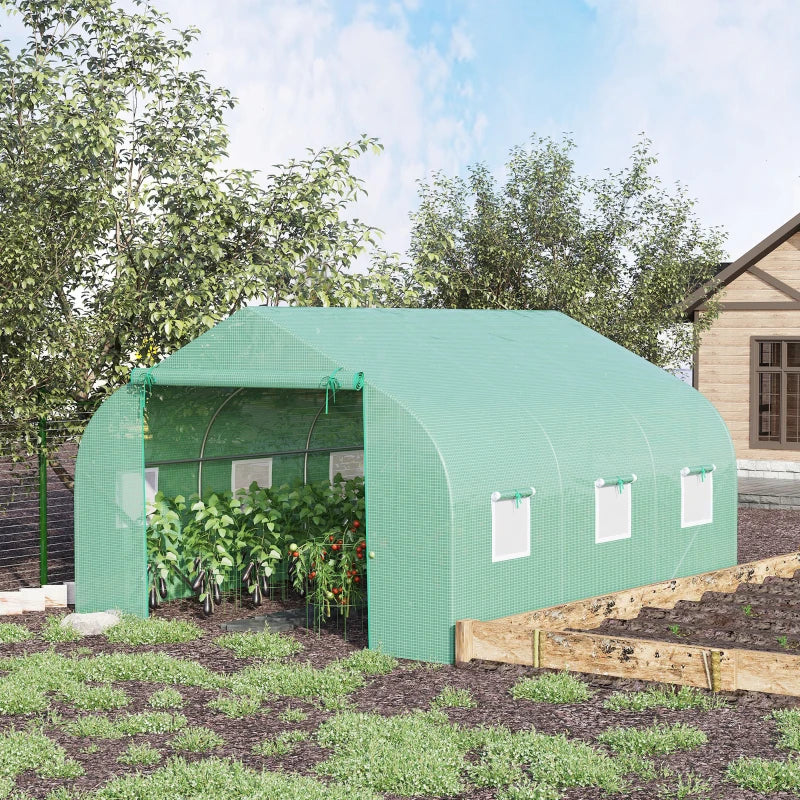 Outsunny Walk-In Tunnel Greenhouse