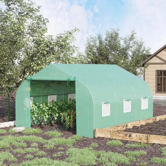 Outsunny Walk-In Tunnel Greenhouse