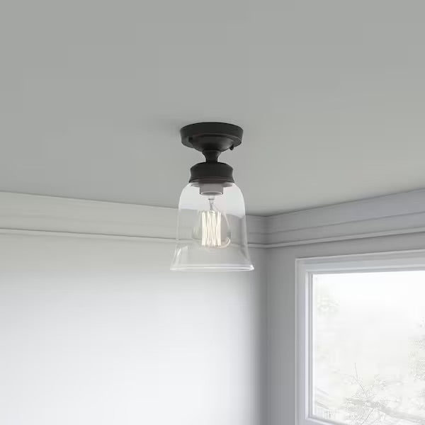 Hampton Bay Vintage Semi-Flush Mount Ceiling Light