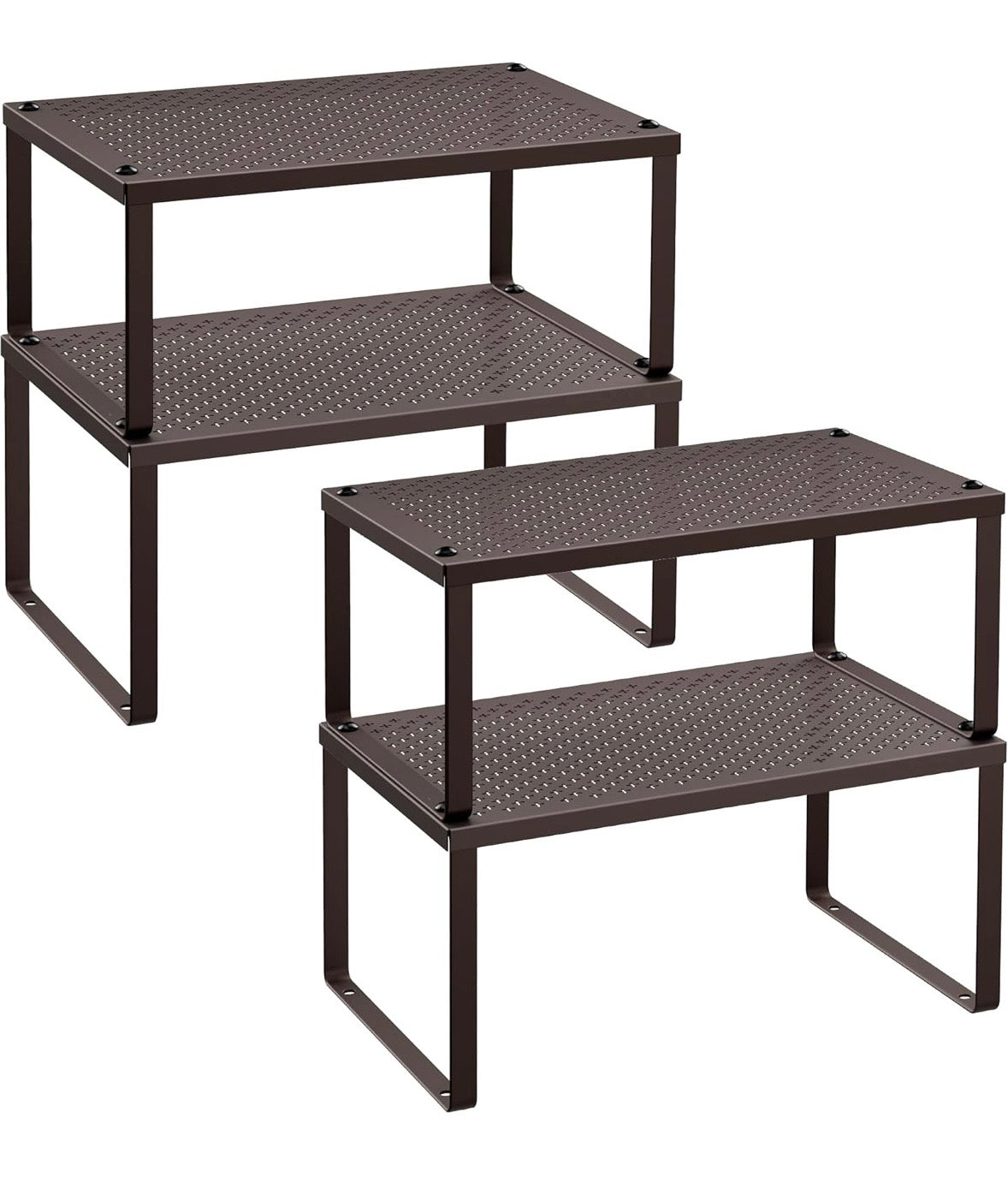 Stackable Cabinet Shelf Organizers