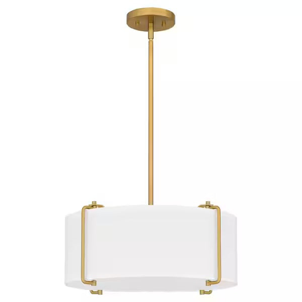 Home Decorators Collection 4-Light Brushed Gold Pendant