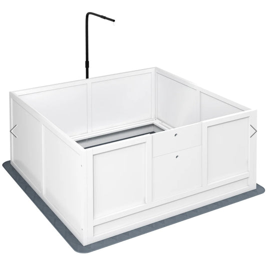 PawHut Whelping Box for Dogs – Adjustable Door, Pig Rail & Non-Slip Pads | Secure Puppy Birthing & Nursing Pen