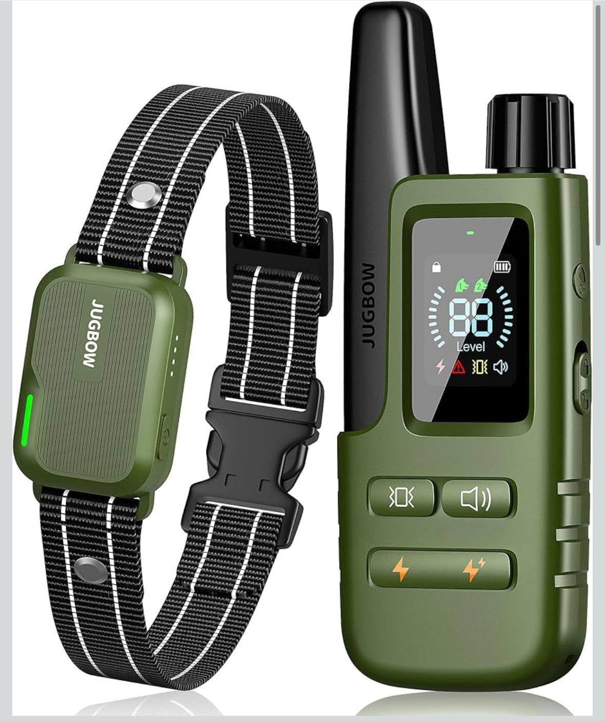 Jugbow Dog Training Collar – 4 Safe Training Modes | 3300 FT Range | Waterproof & Rechargeable