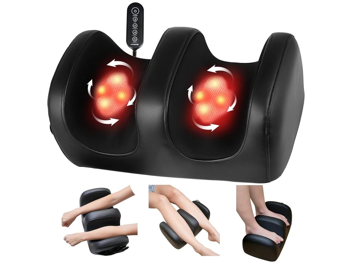MASGRE Heated Shiatsu Foot Massager – 40% Off Amazon Price!