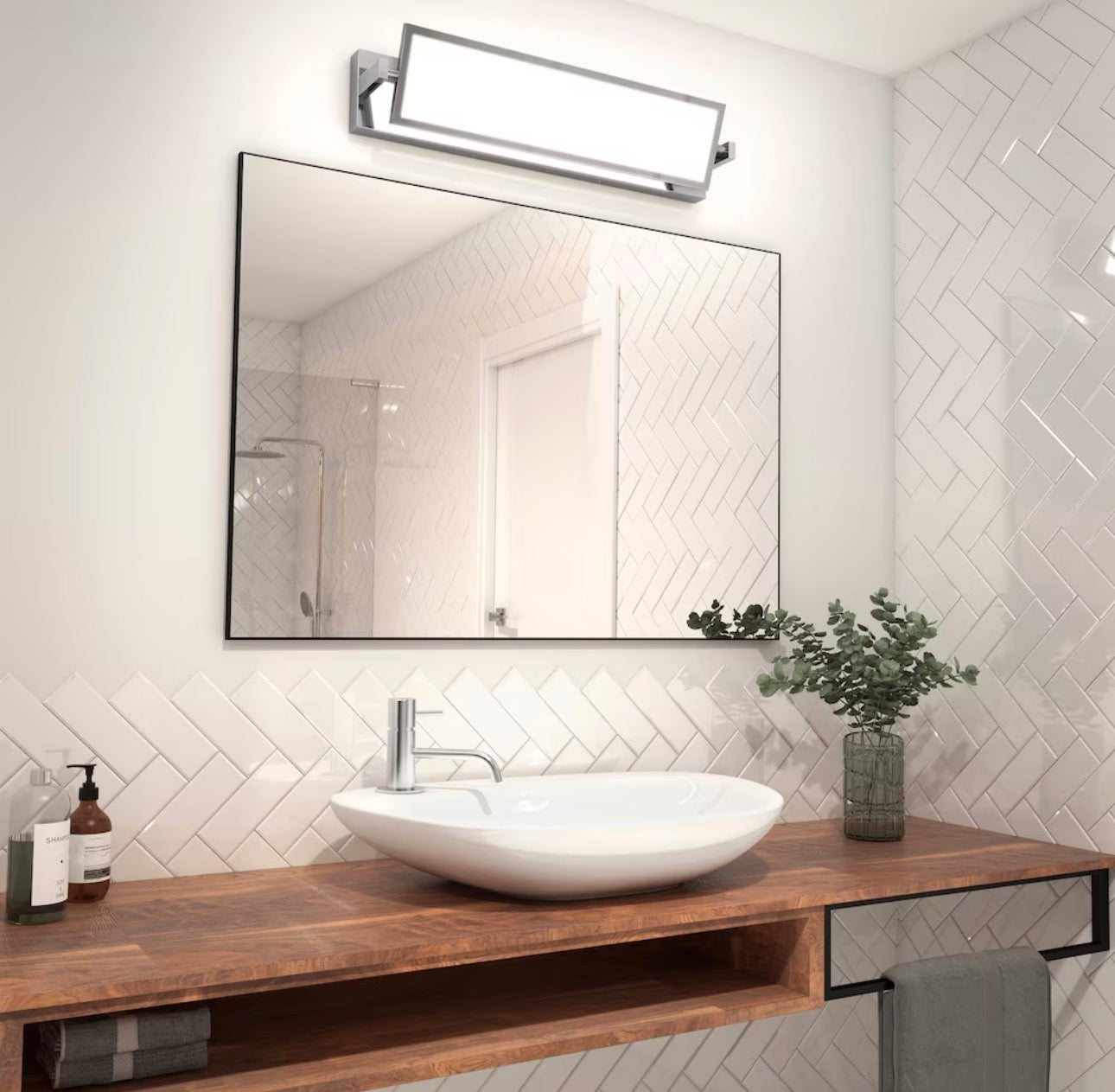 Reflection Flat Panel LED Vanity Light