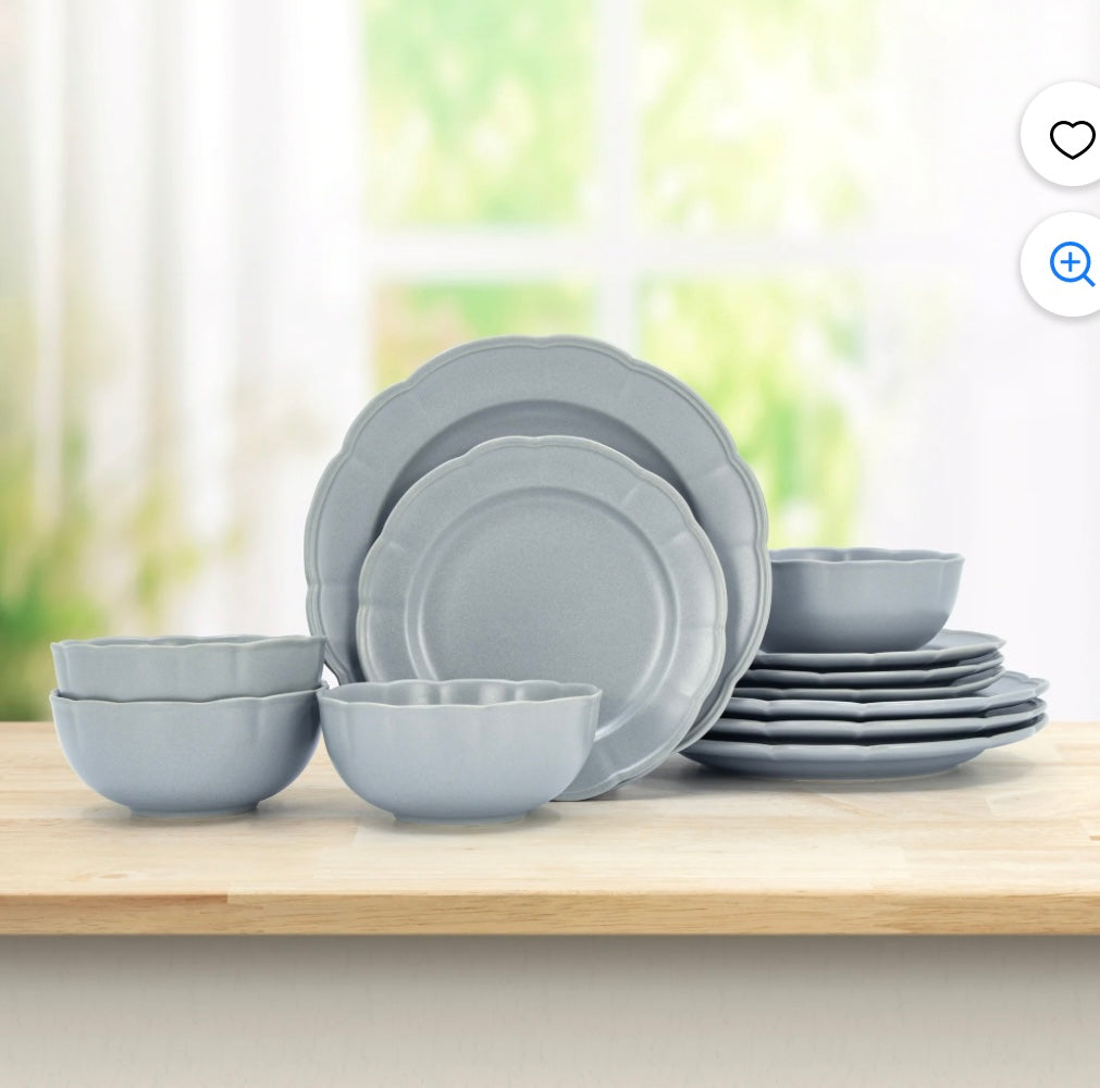 Beautiful by Drew Scalloped Dinnerware Set
