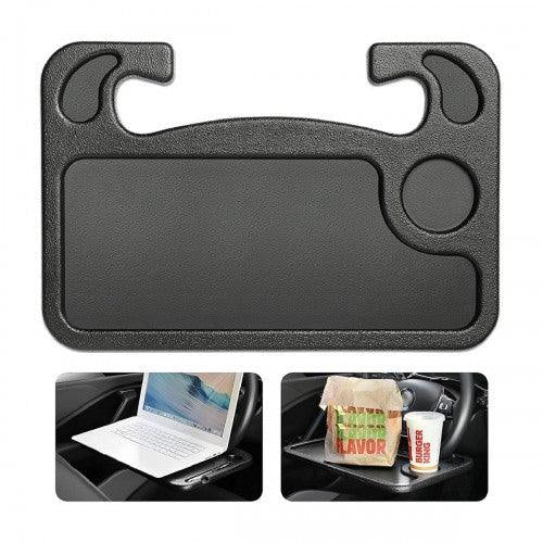 Multi-Purpose Steering Wheel Tray – Car Food Tray & Laptop Desk