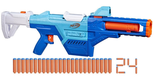 🔫 Nerf N Series Shadow Storm Dart Blaster – 6-in-1 Customizable Set | 24 Elite Darts Included