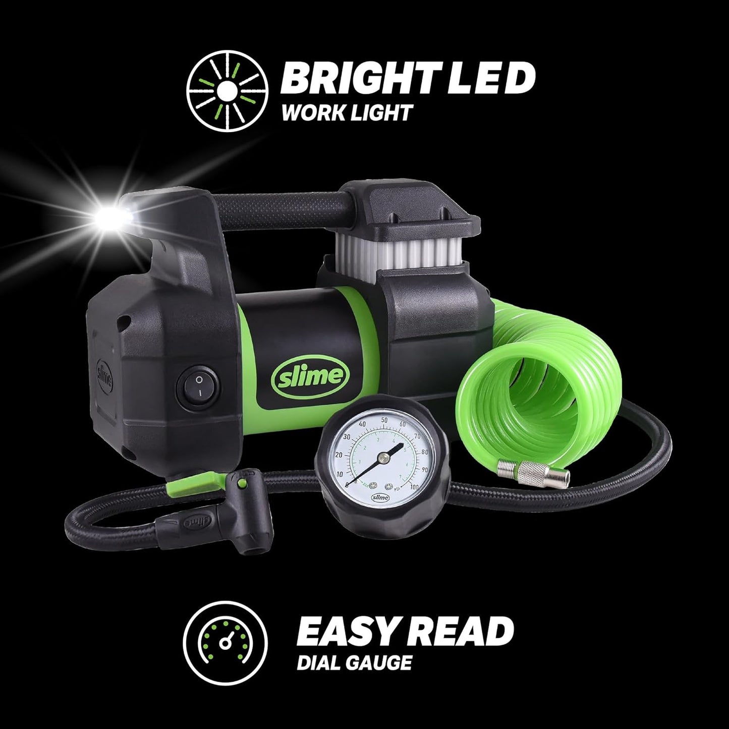 Slime Pro Power Heavy-Duty Tire Inflator