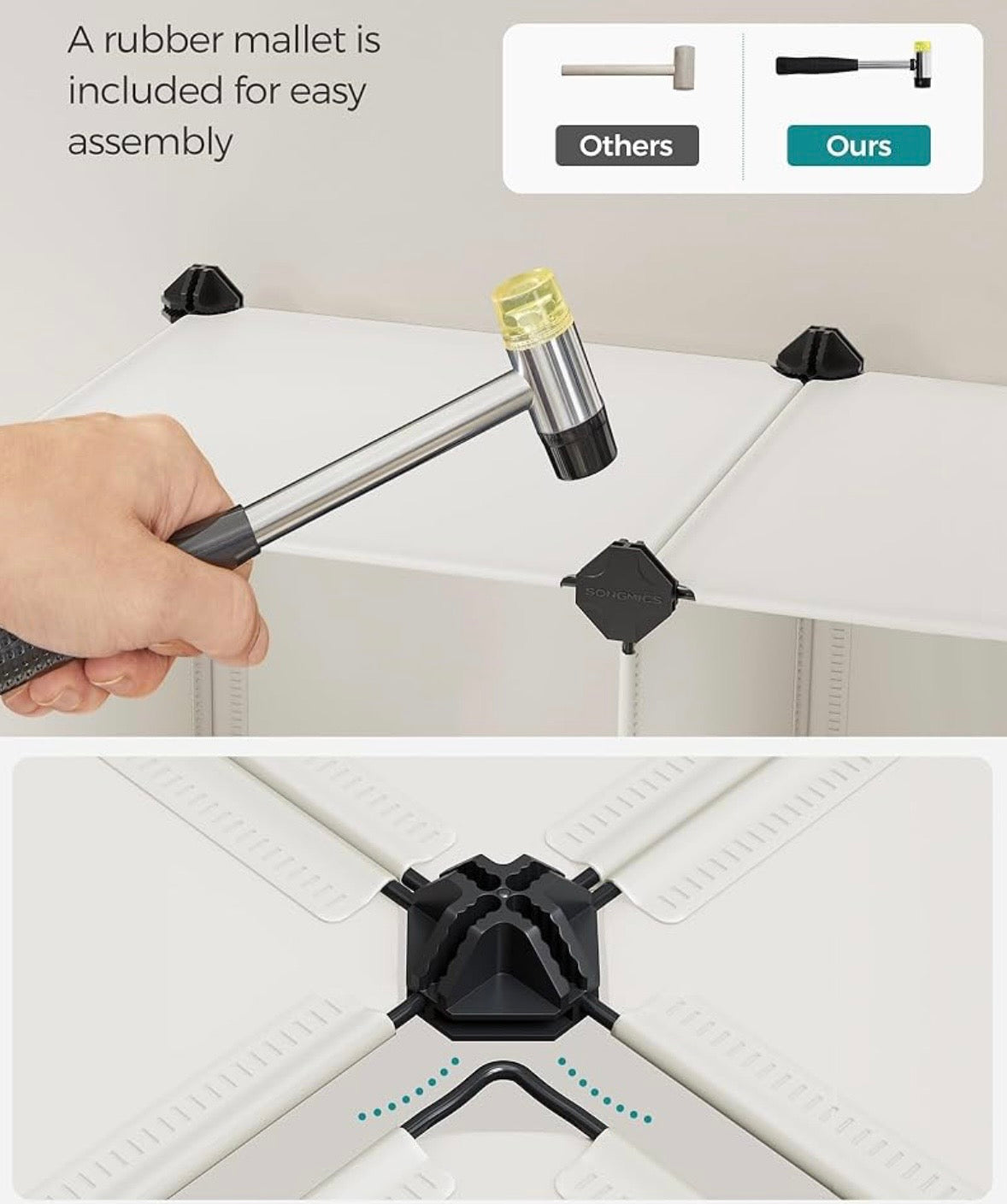 6-Cube Modular Storage Organizer