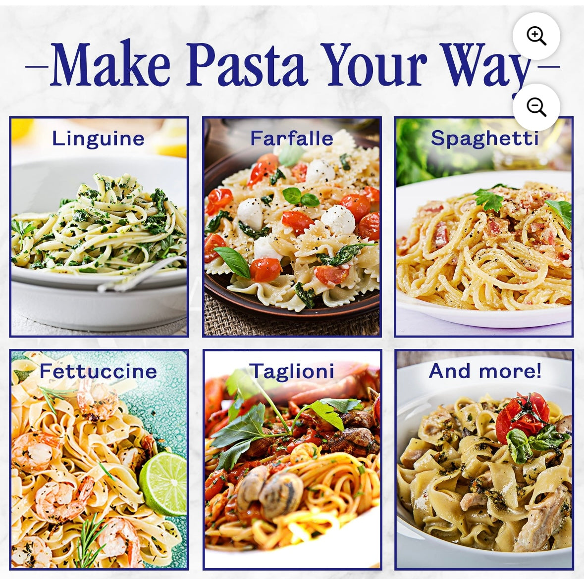 Nuvantee Stainless Steel Pasta Maker – Adjustable 7-Setting Roller | Manual Hand Crank | Silver