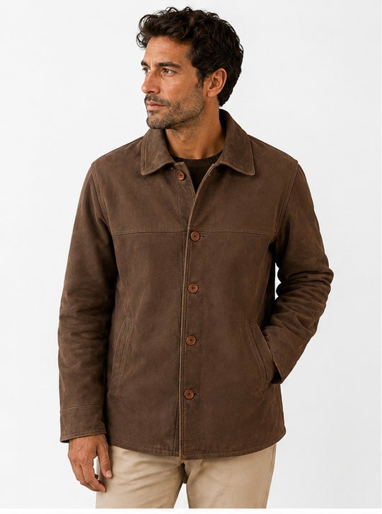 Men’s Premium Brown Leather Jacket
