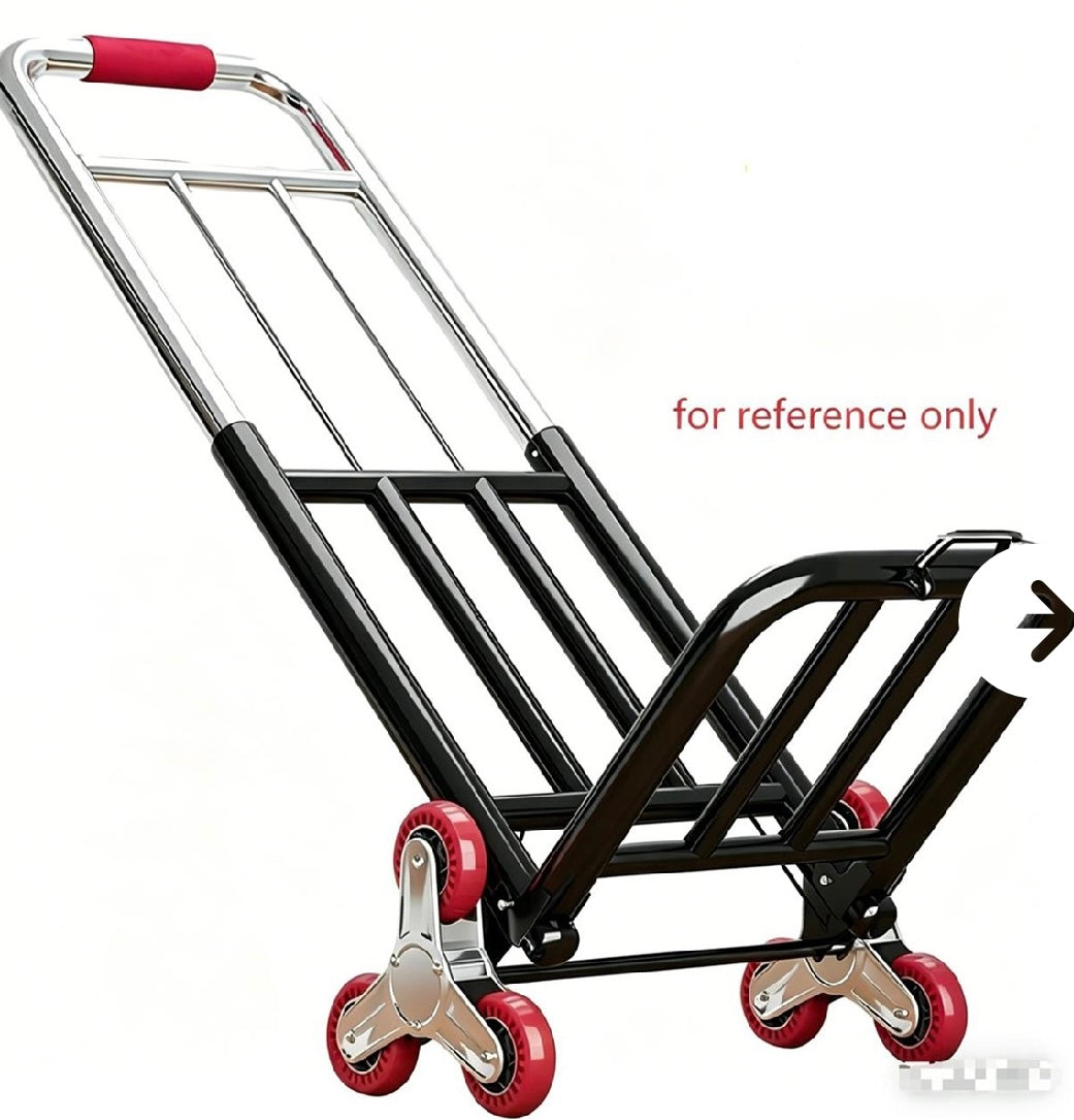 Heavy-Duty Foldable Hand Truck – Adjustable Portable Utility Cart