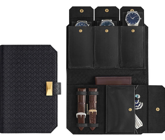 SONGMICS HOME 3-Watch Travel Case
