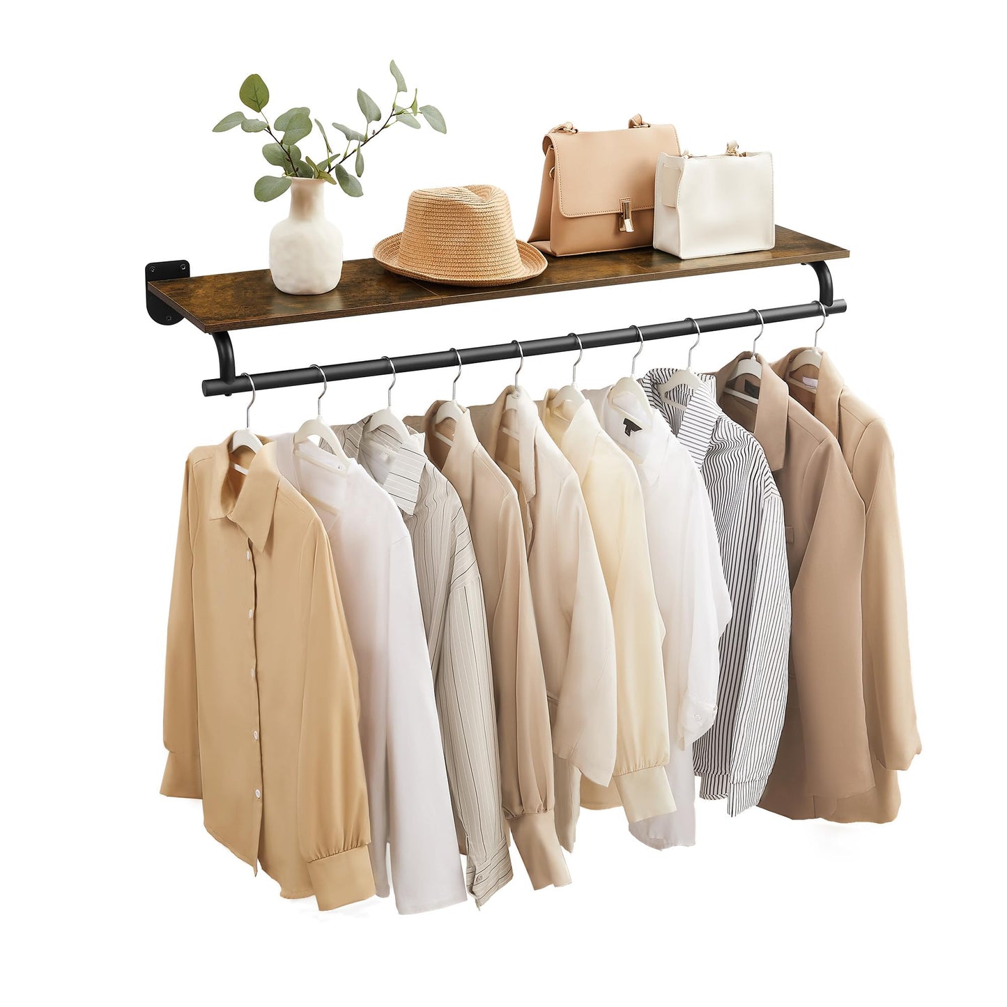 Wall-Mounted Clothes Rack