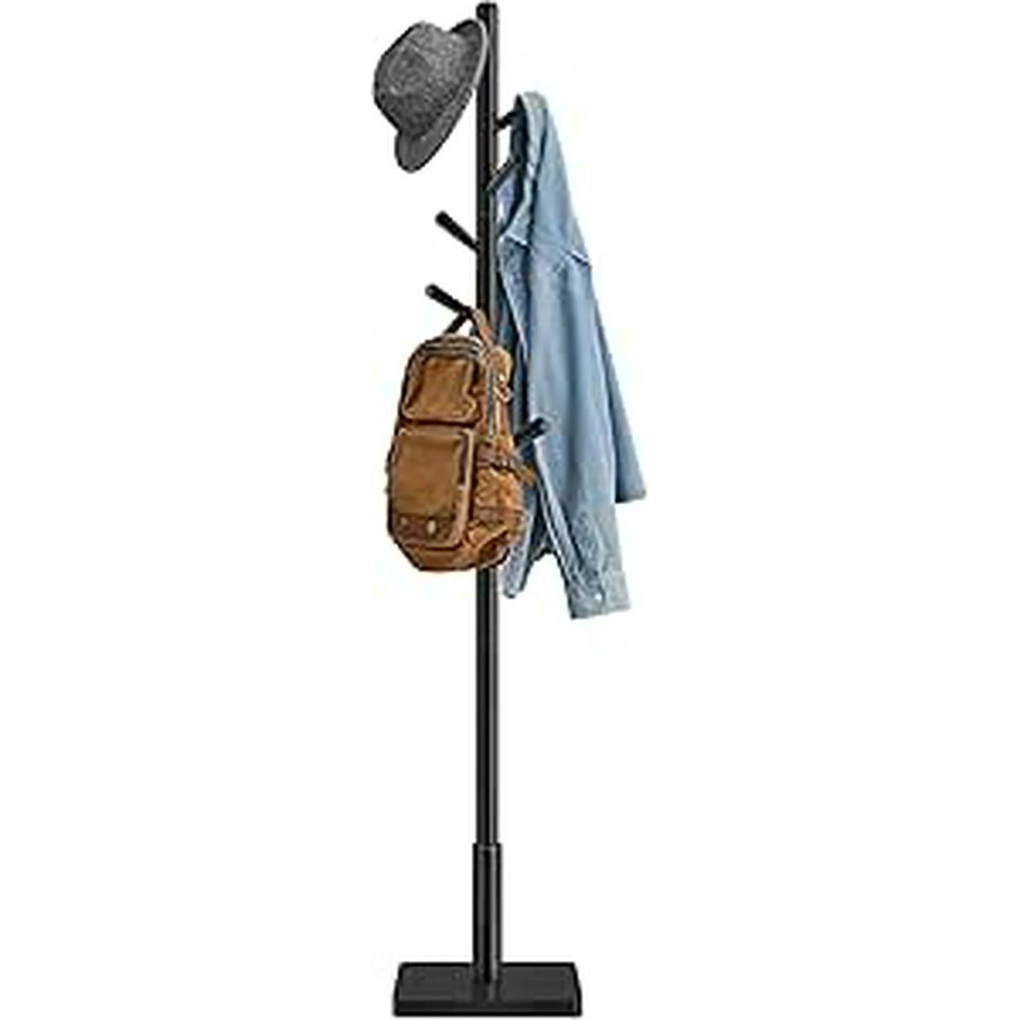 SONGMICS Solid Wood Coat Rack