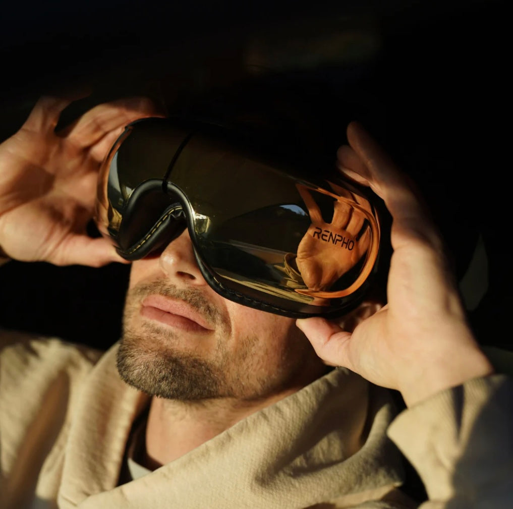 RENPHO Eyeris 3 Smart Eye Massager with Freezable Gel Mask & Voice Assistant – Now Only $77.99 (40% Off Sale Price)