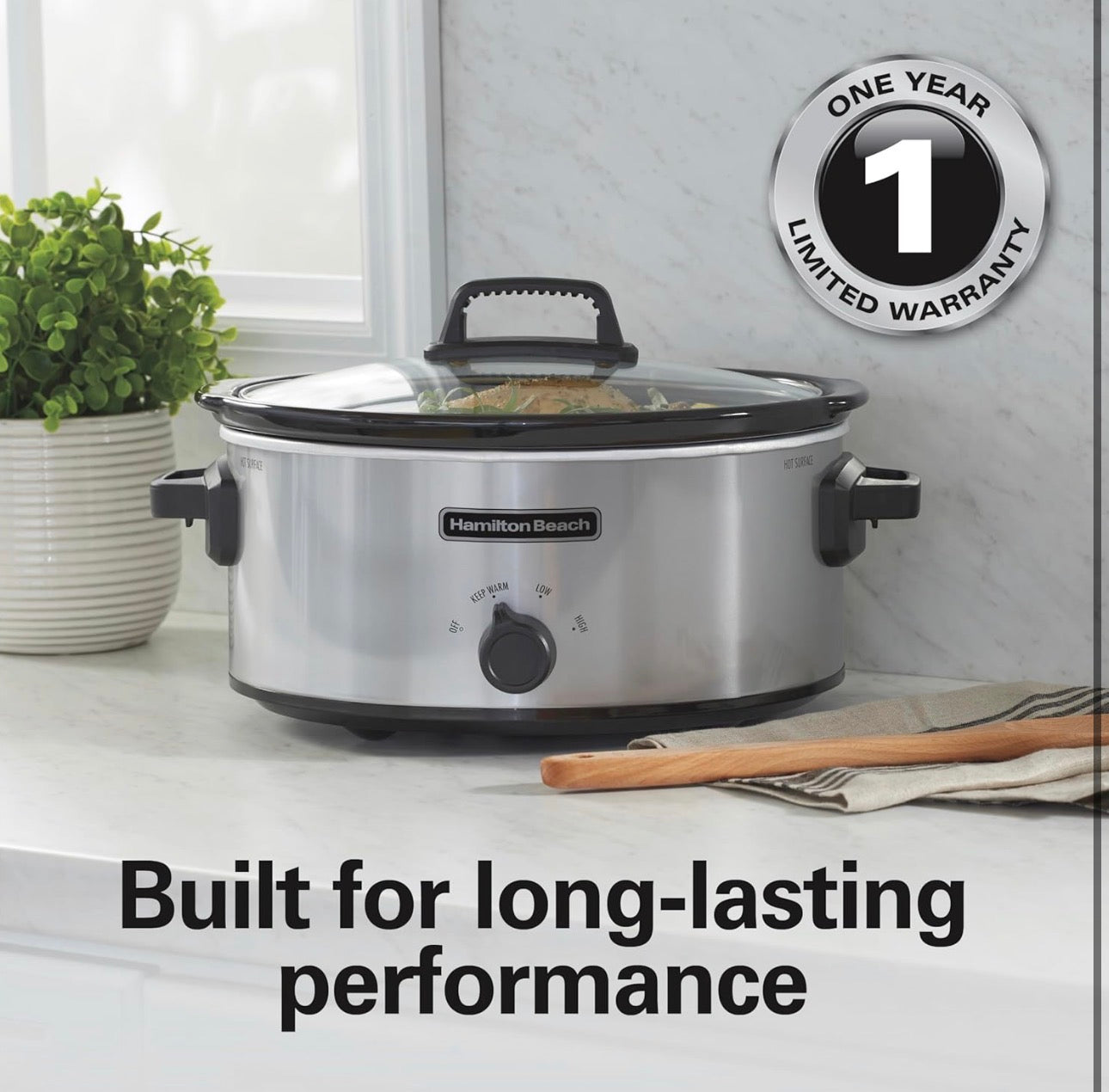 Hamilton Beach 6-Quart Slow Cooker - Like New