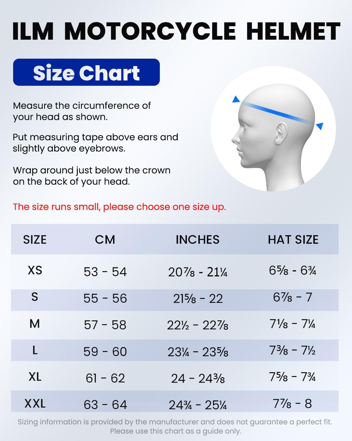 ILM Full Face Dual-Visor Motorcycle Helmet
