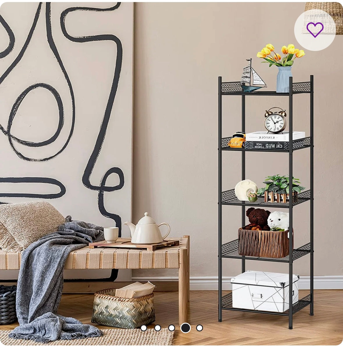 5-Tier Heavy-Duty Metal Storage Shelving Unit
