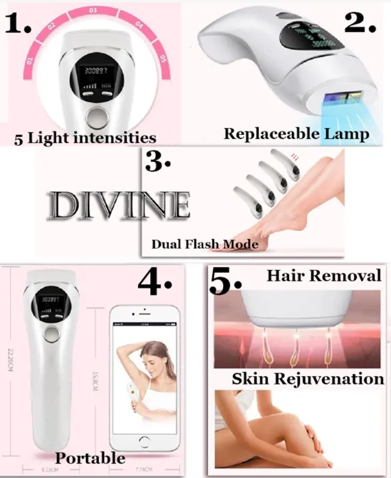 Divine IPL Digital Hair Removal Device