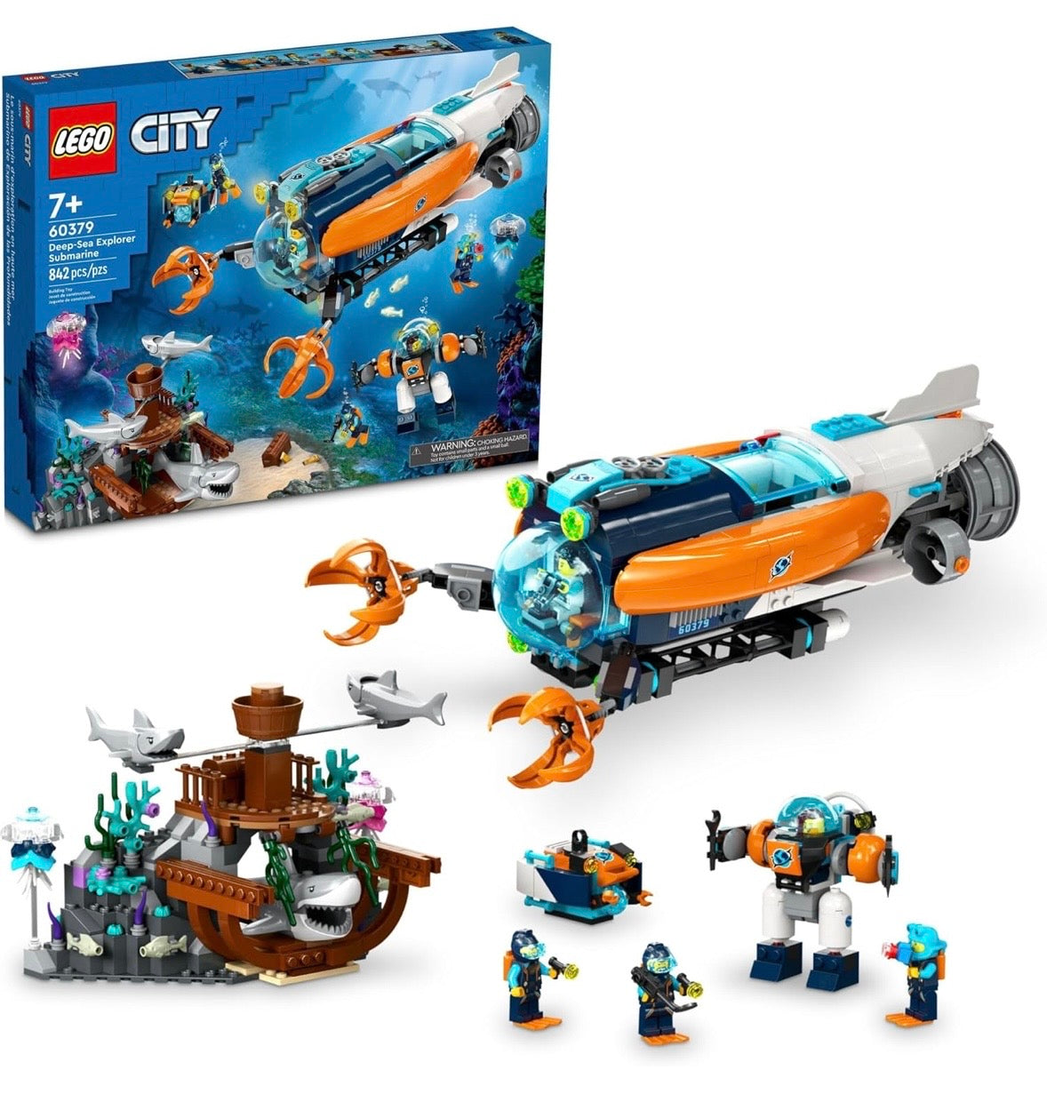 LEGO City Deep-Sea Explorer Submarine Playset