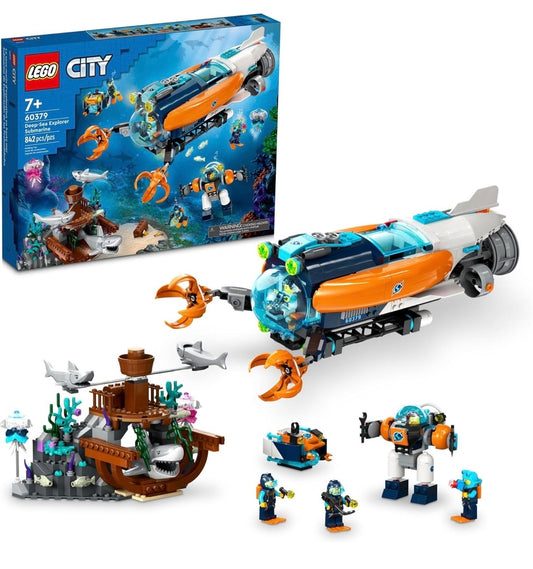LEGO City Deep-Sea Explorer Submarine Playset