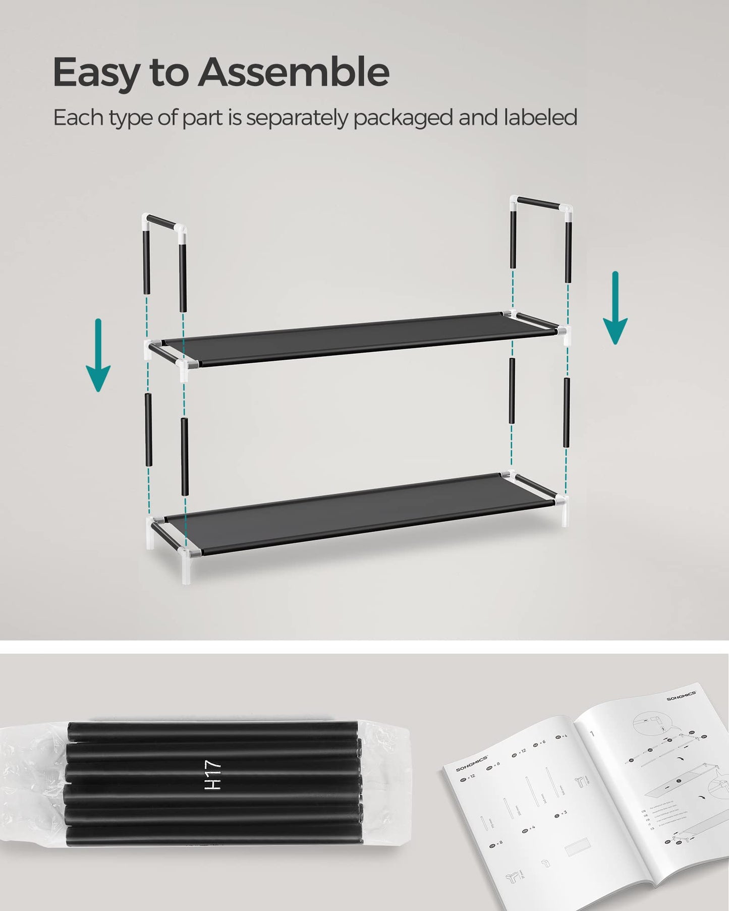 5-Tier Shoe Rack