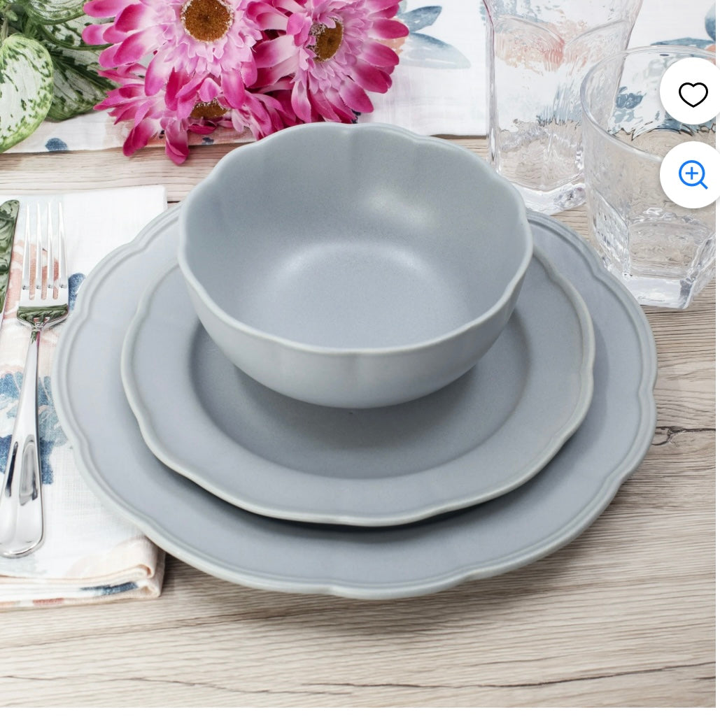 Beautiful by Drew Scalloped Dinnerware Set