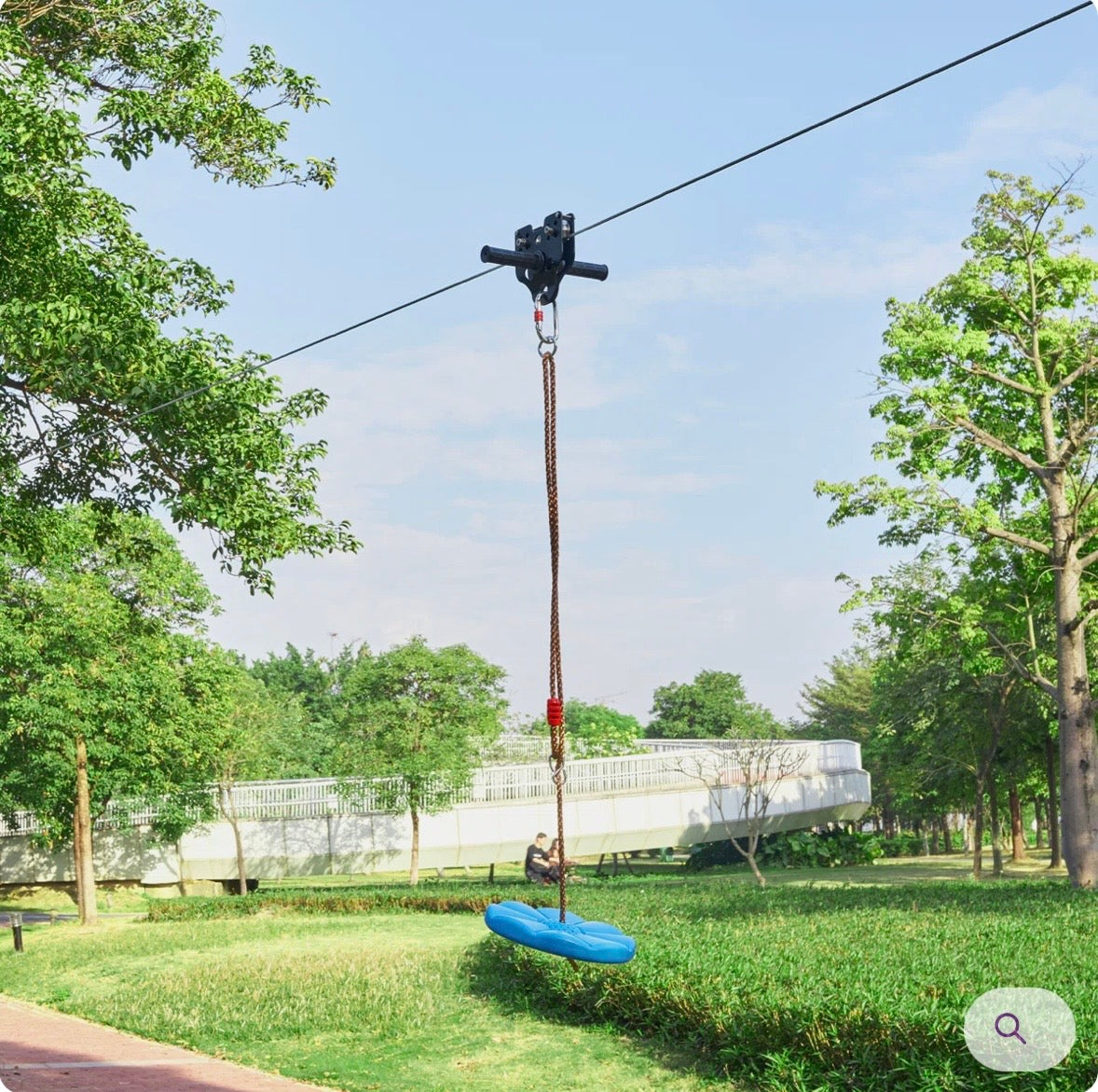 Heavy-Duty Backyard Zip Line Kit