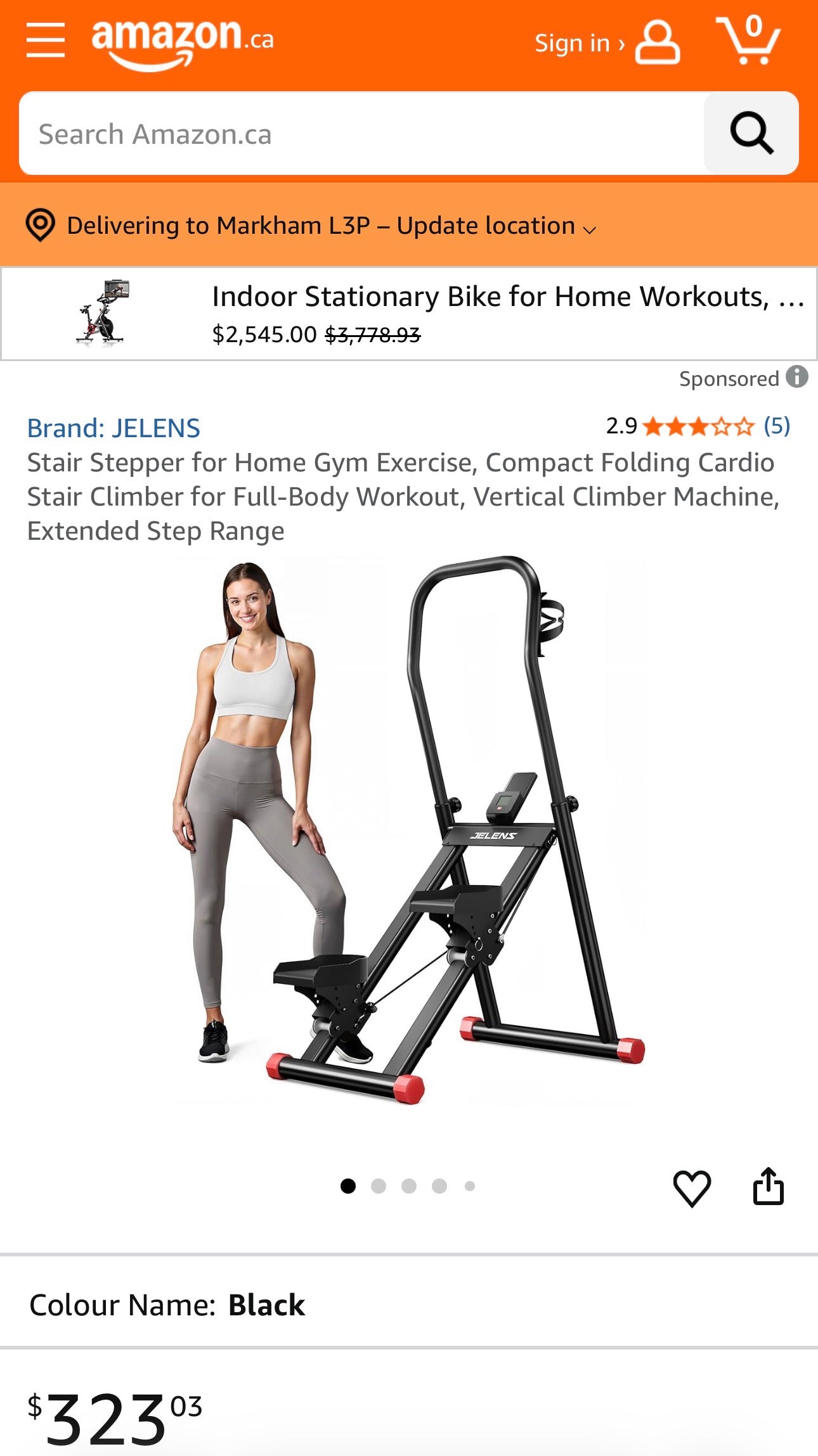 JELENS Vertical Stair Climber – Full-Body Fitness Machine