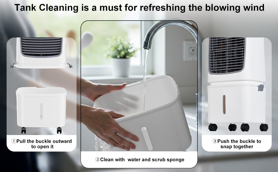 Uthfy 3-in-1 Portable Swamp Cooler