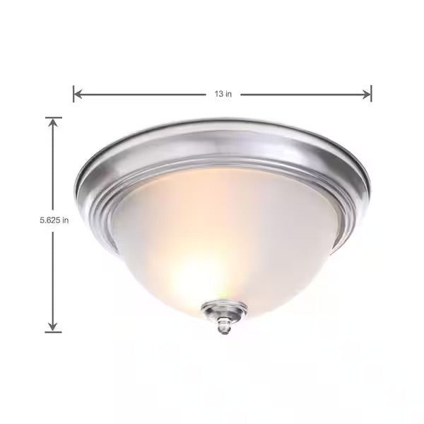 Commercial Electric 13” Flush Mount Twin Pack
